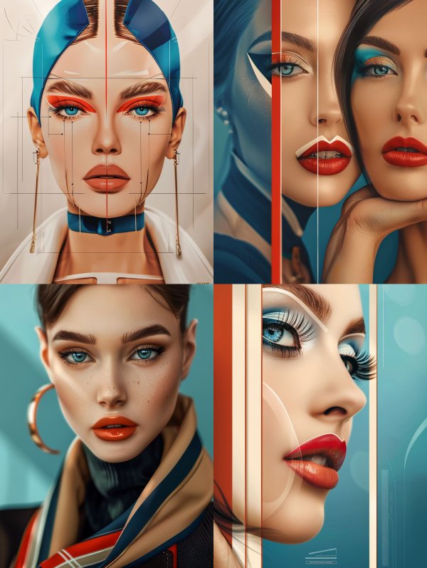 Avant Garde Geometric Beauty