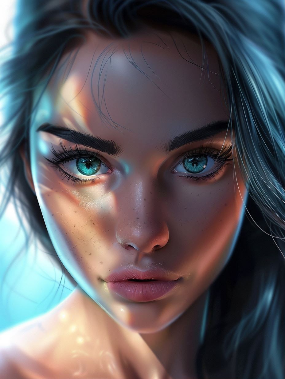 Ethereal Visions of Digital Beauty - Image 1