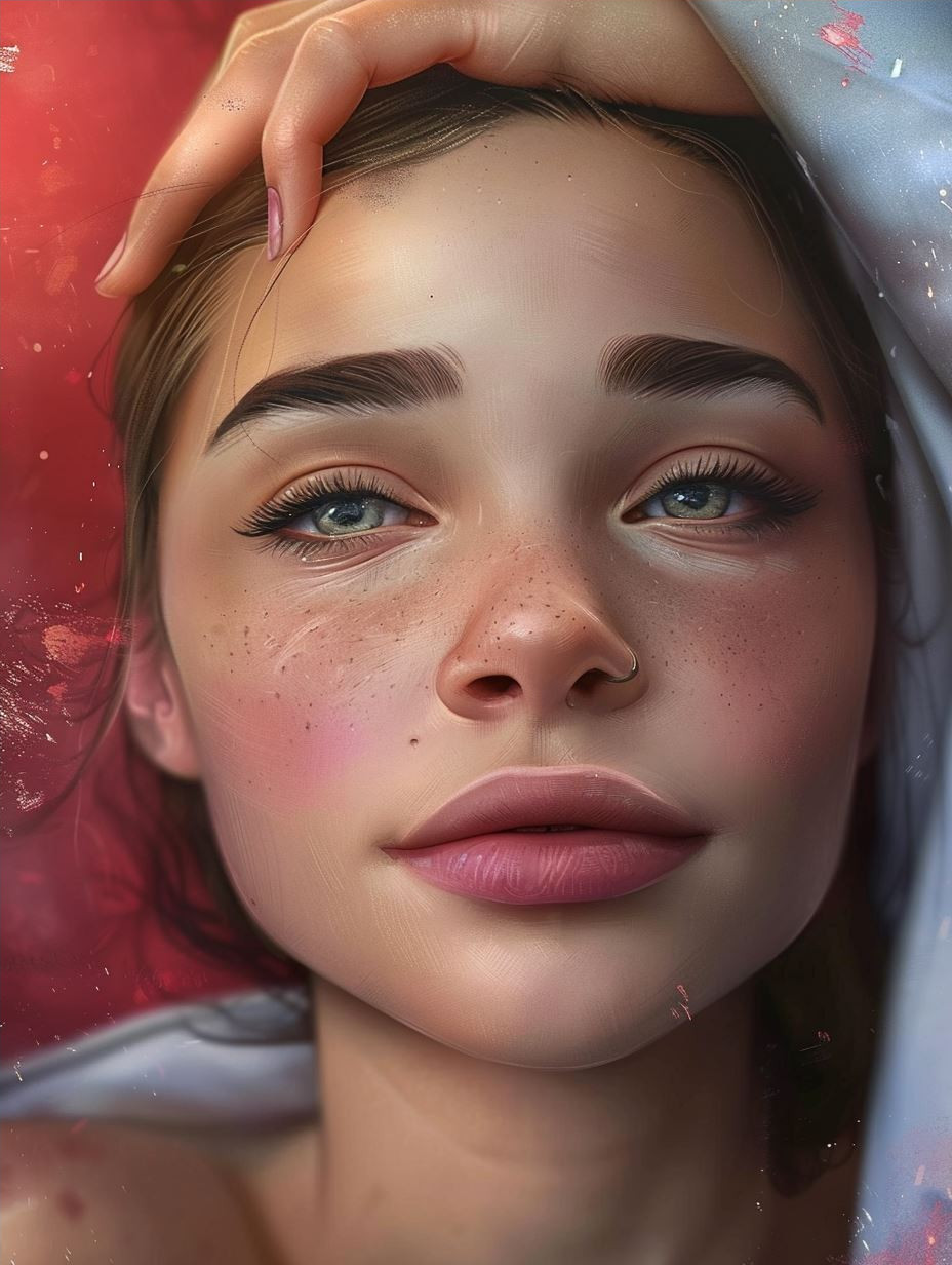 Ethereal Gaze: Hyper-Realistic Digital Portraits - Image 4