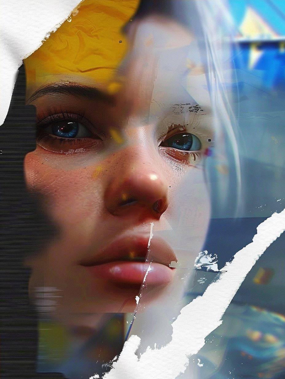 Abstract Digital Portraiture Fusion - Image 4