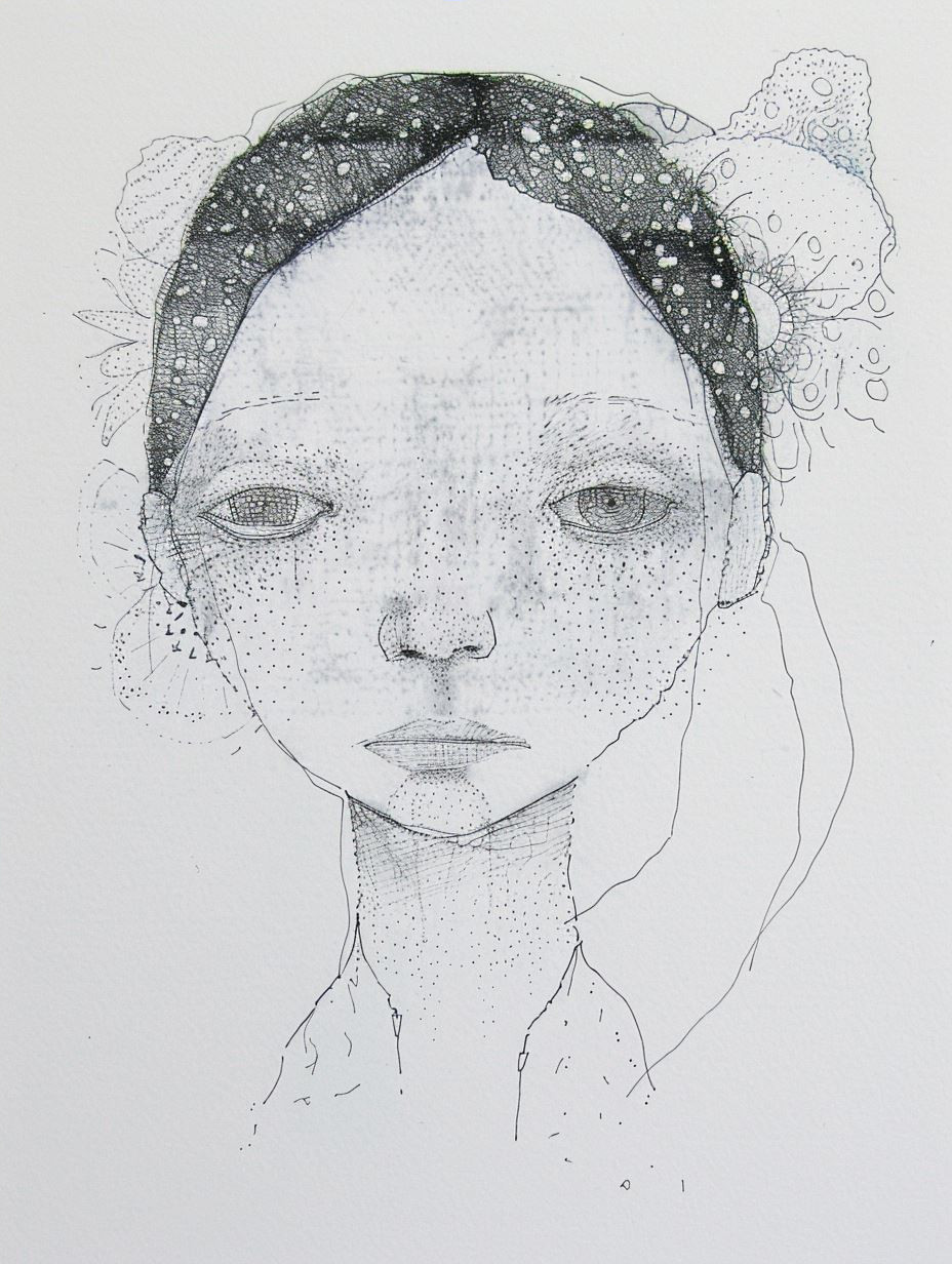 Ethereal Gaze: A Study of Four Faces - Image 4