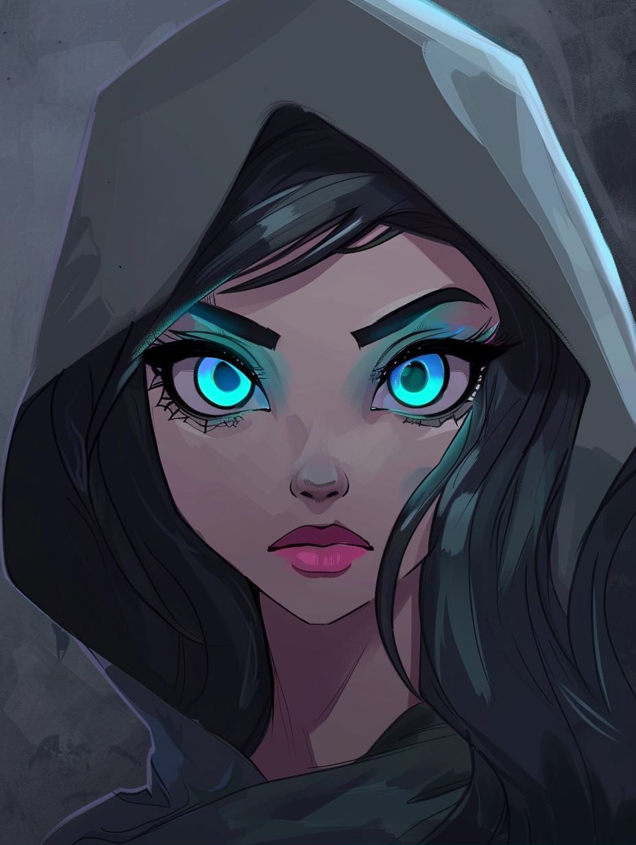 Ethereal Neon Cyberpunk Portraits - Image 2