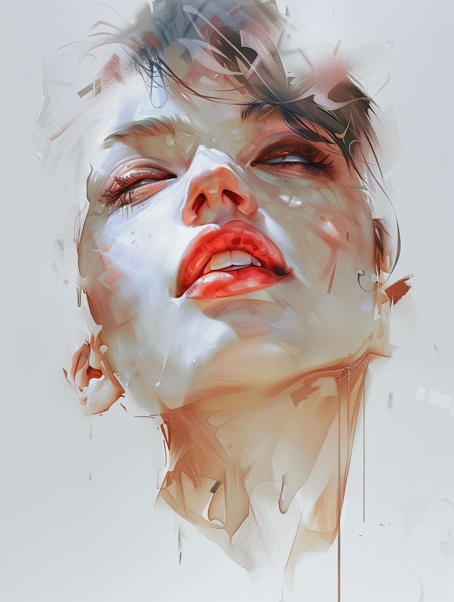 Ethereal Visions in Digital Paint - Image 4