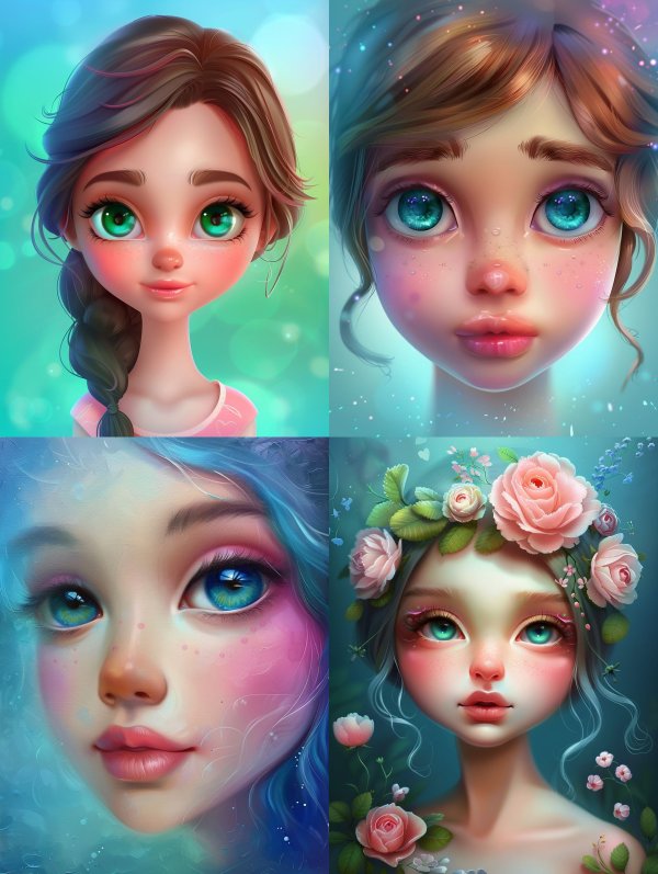 Whimsical Visions of Ethereal Girls