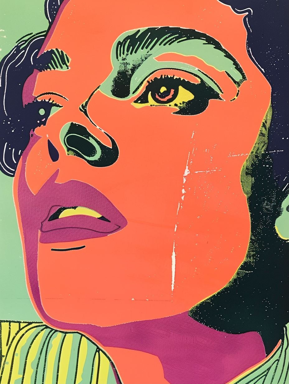 Vibrant Pop Art Portrait Series - Image 1