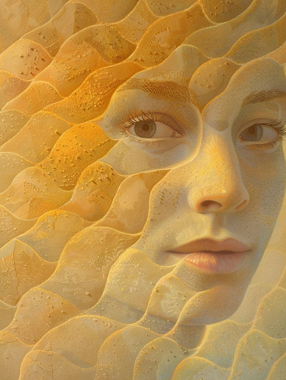 Golden Ethereal Sand Sculptures - Image 1