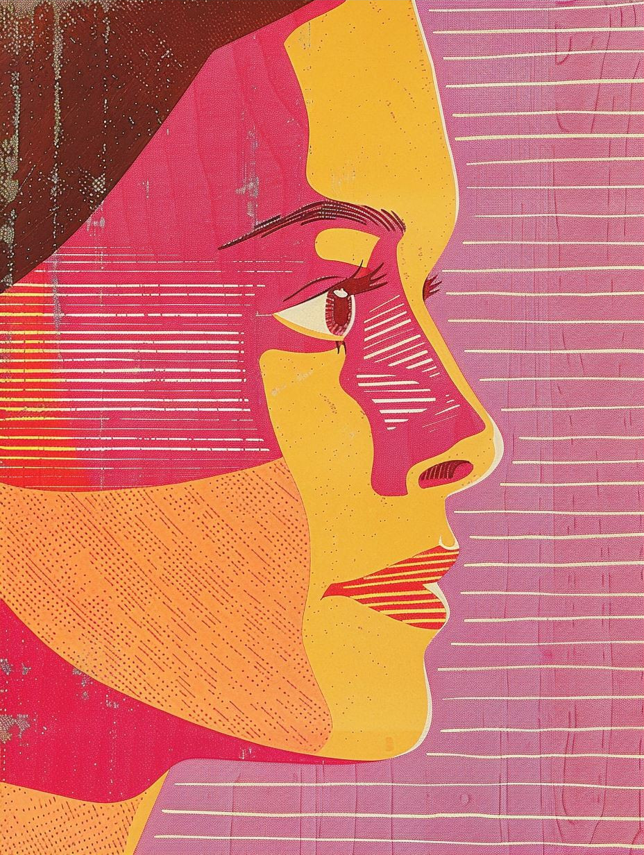 Modernist Pop Art Portrait Grid - Image 3