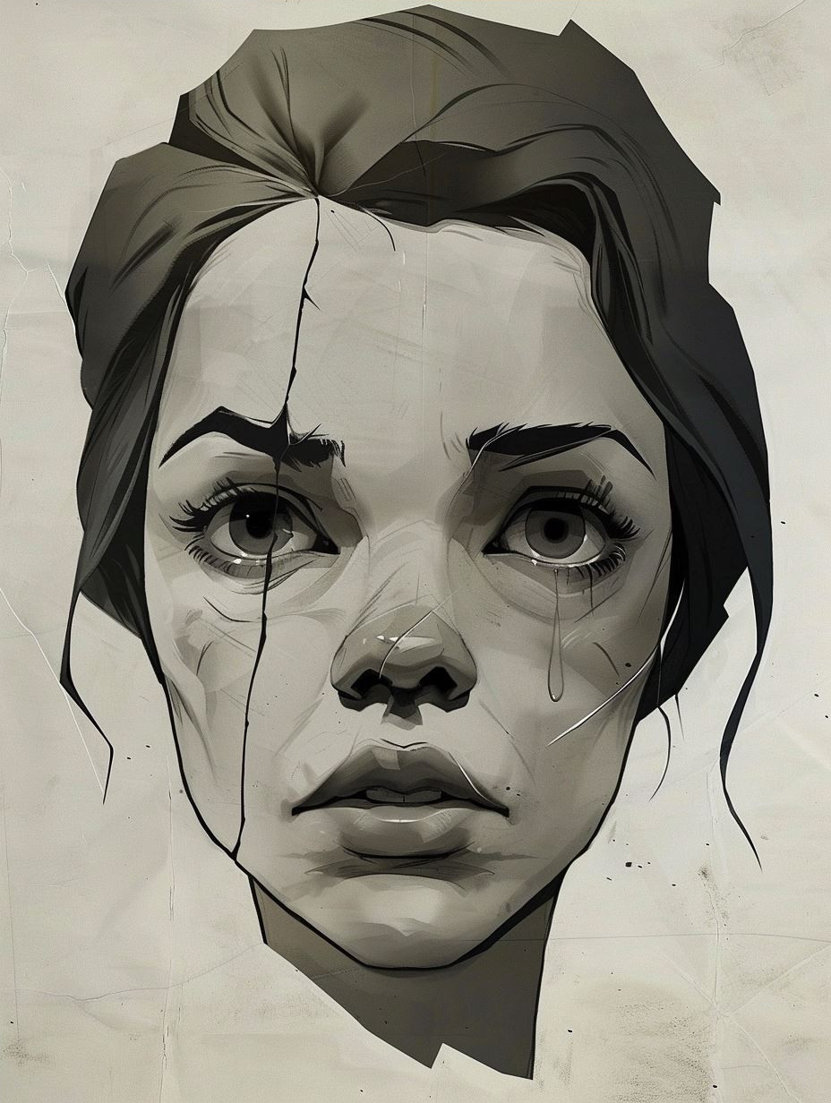 Soulful Gazes: A Study in Digital Portraits - Image 4
