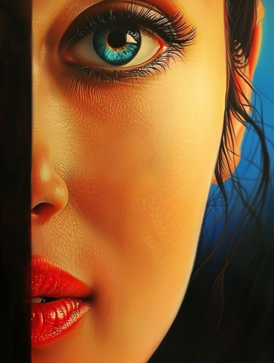 Captivating Gazes: A Study of Digital Beauty - Image 3
