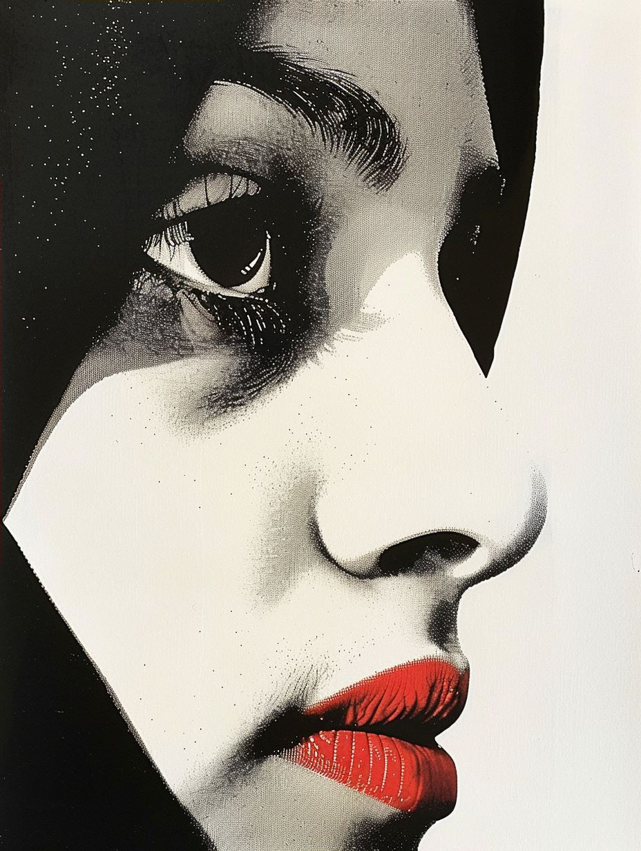 Bold Pop Art Portrait Collage - Image 4