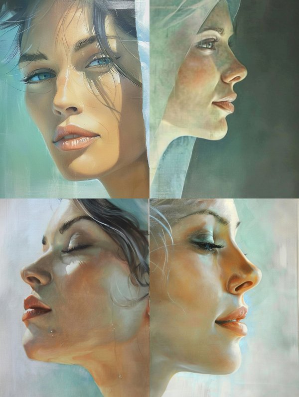 Ethereal Gazes in Four Dimensions