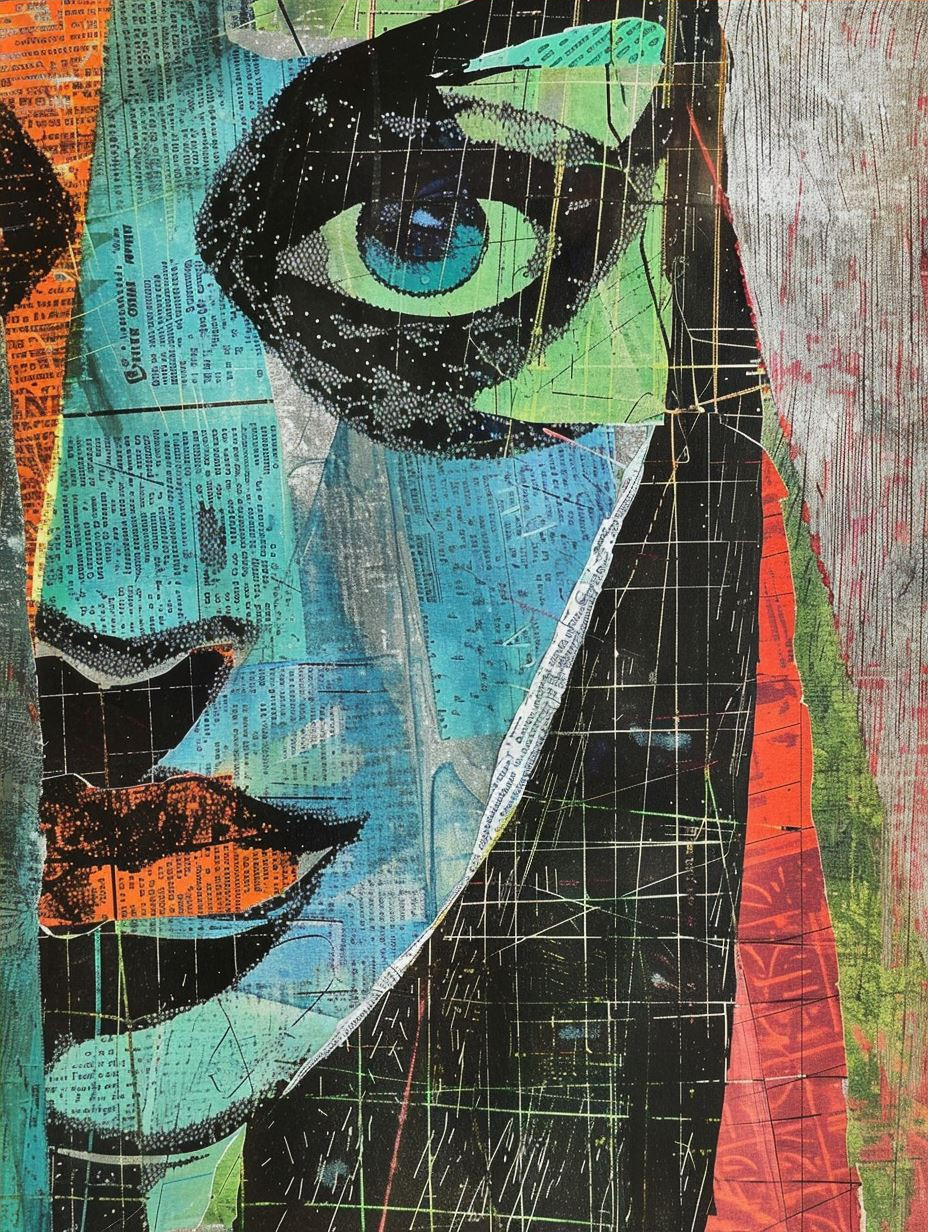 Fragmented Portraits in Abstract Color - Image 4