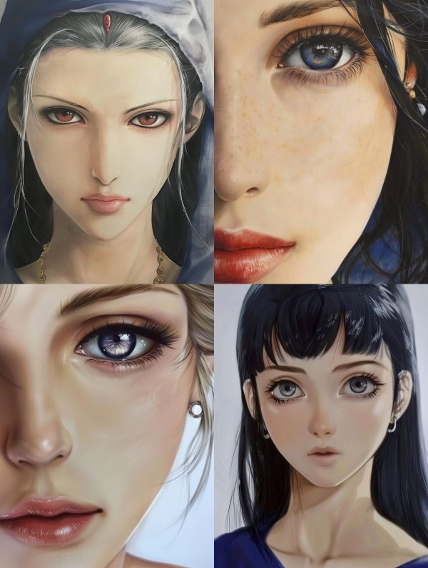 Ethereal Visions: Digital Portraiture