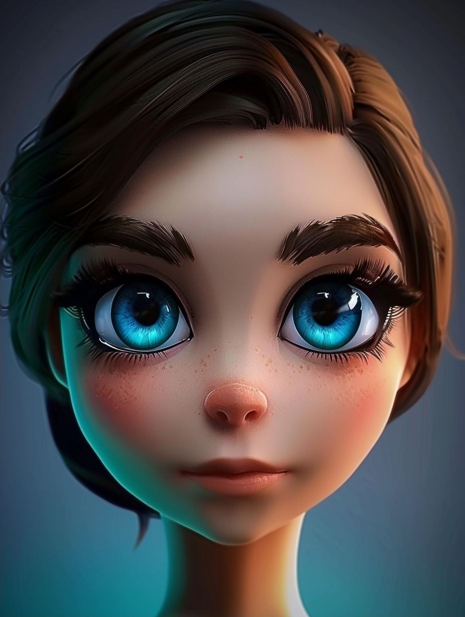 Neon Dual Tone Portrait - Image 2