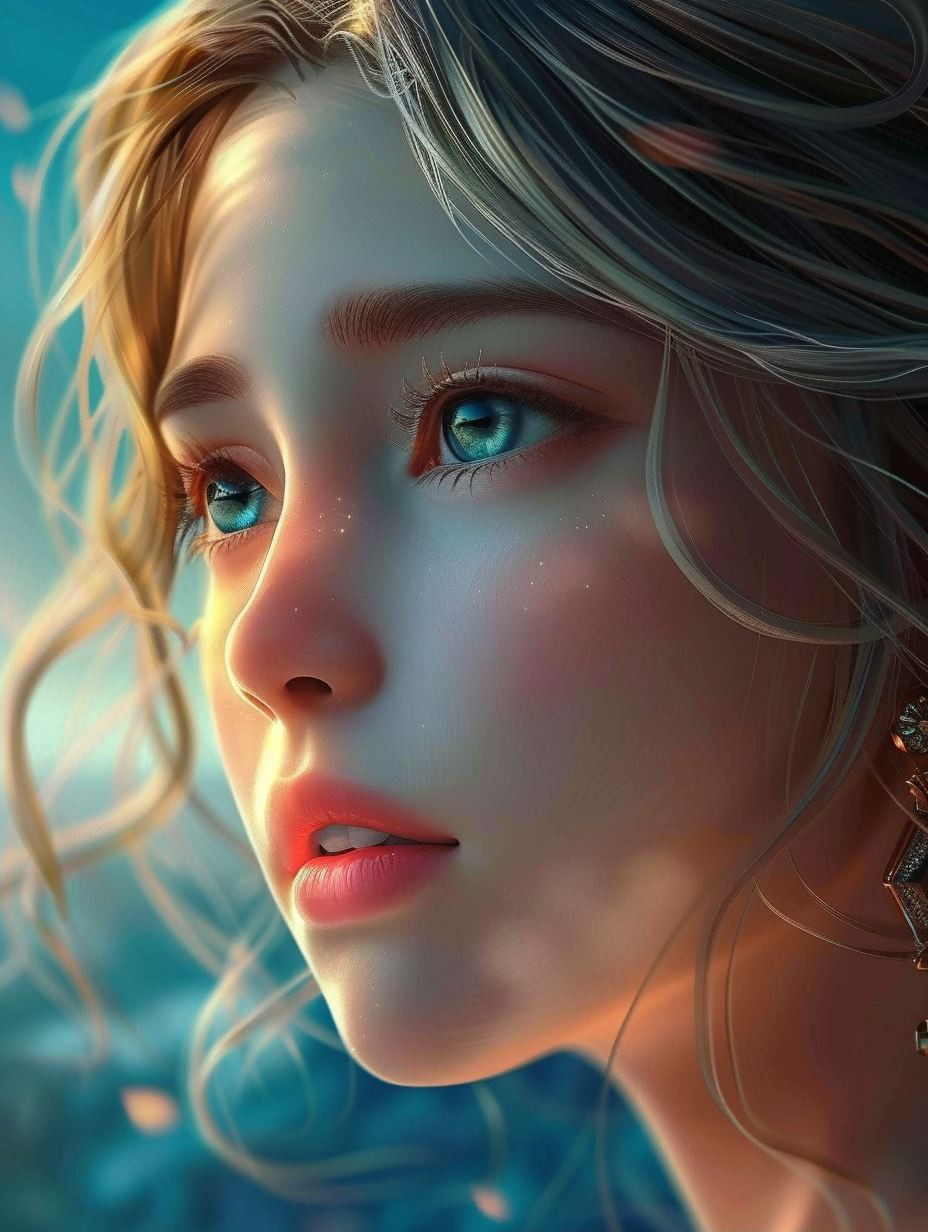 Ethereal Gazes of Digital Beauty - Image 2