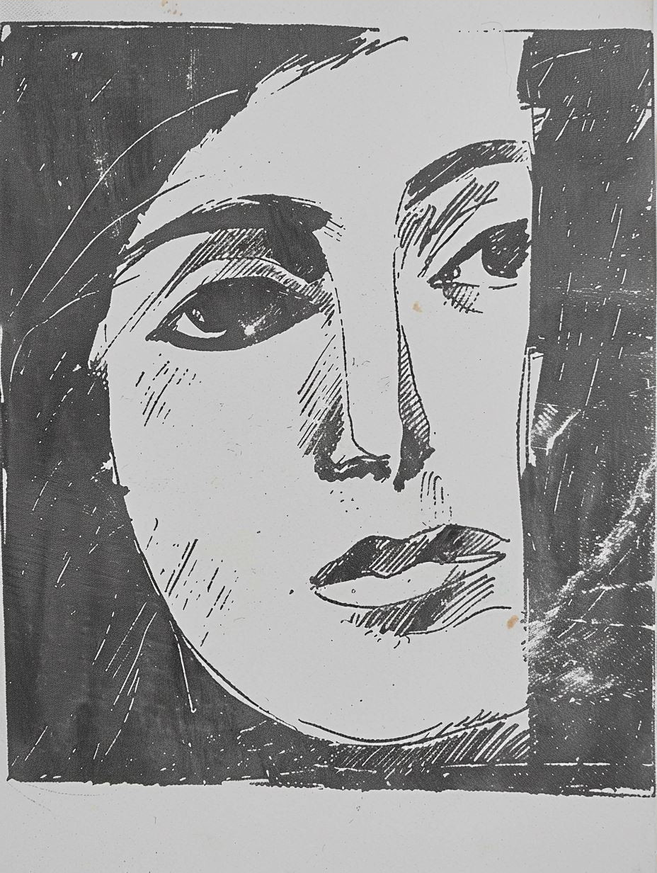 Abstract Portraits in Mixed Media - Image 3