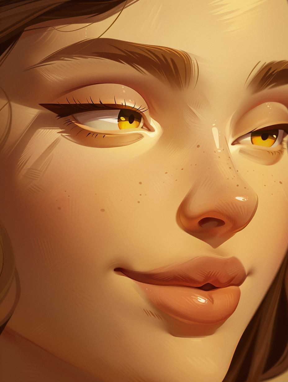 Golden Gaze Digital Portraits - Image 1