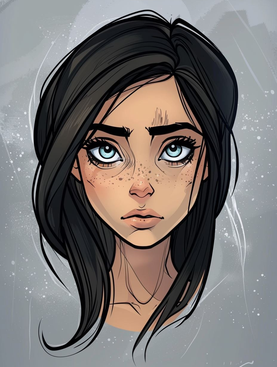 Emotional Expressions in Digital Character Art - Image 3