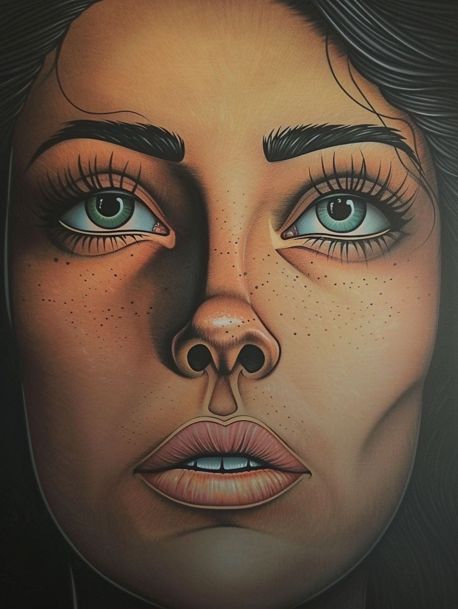 Fragile Porcelain Skin Portrait - Image 2
