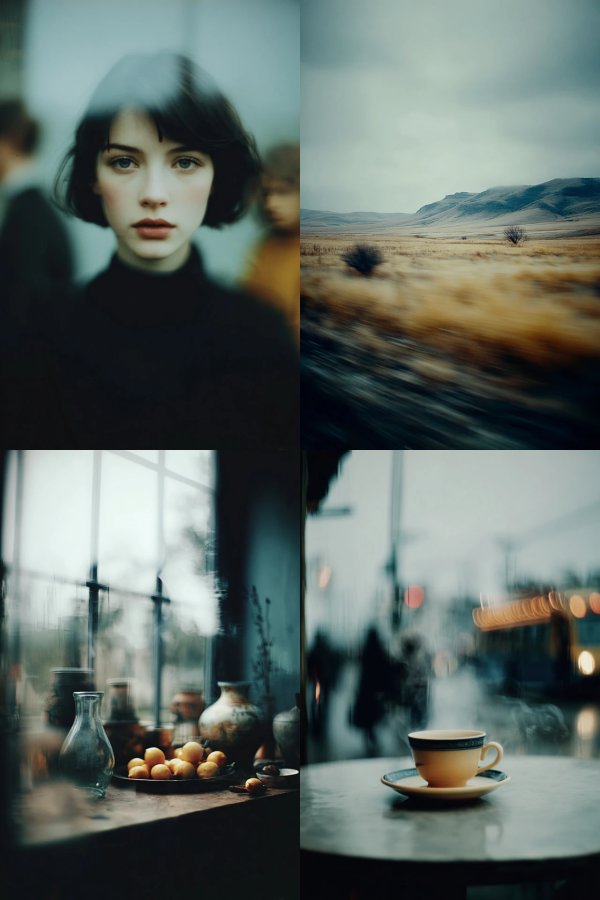 Melancholy Glass Gaze