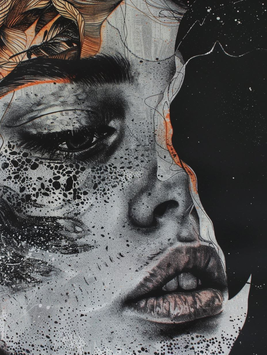 Fragmented Souls: A Surrealist Portrait Study - Image 3