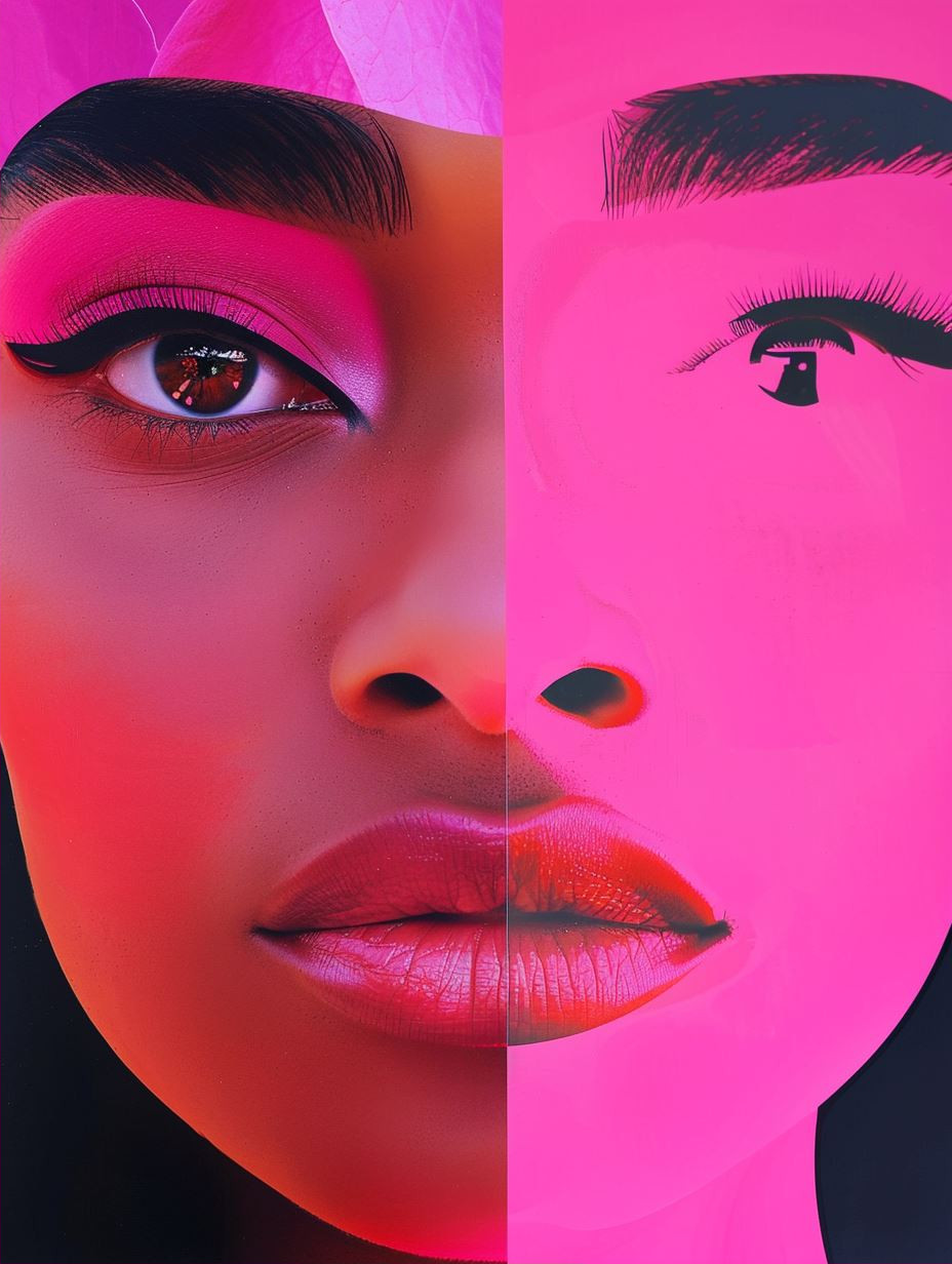Neon Dreams: A Fusion of Color - Image 2