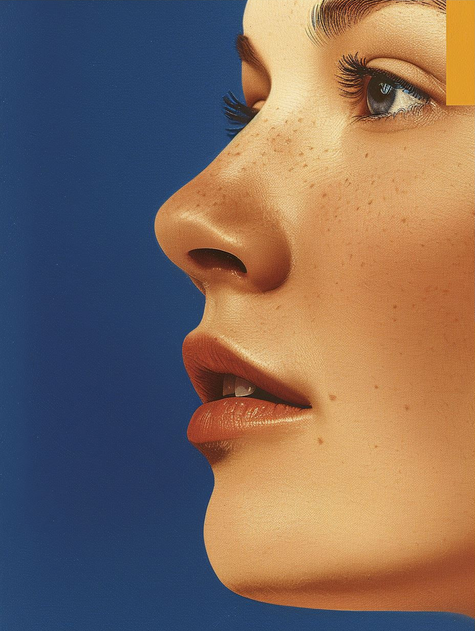 Bold Blue Contrast Portraiture - Image 3