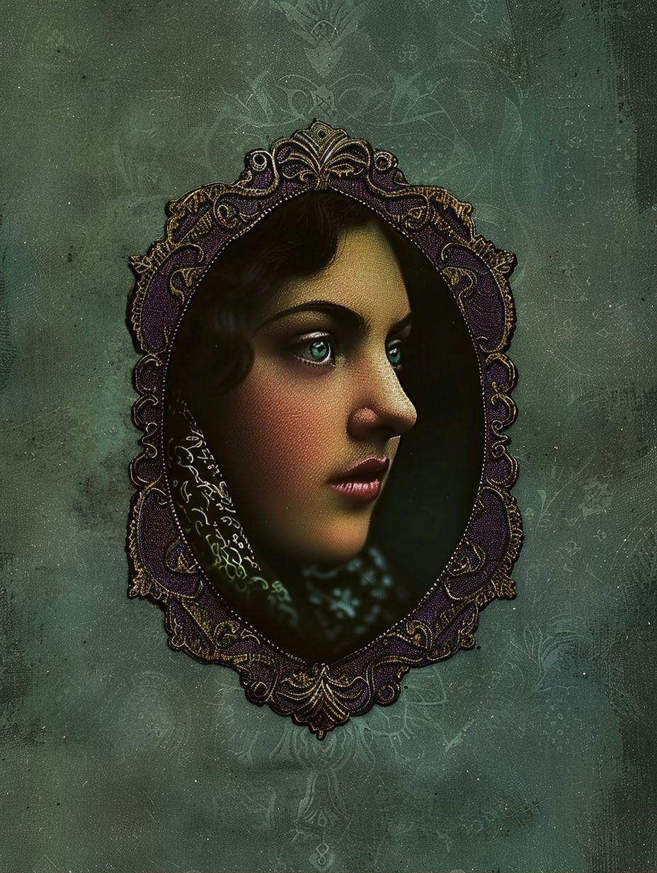 Mystic Gaze in Ornate Gold - Image 1