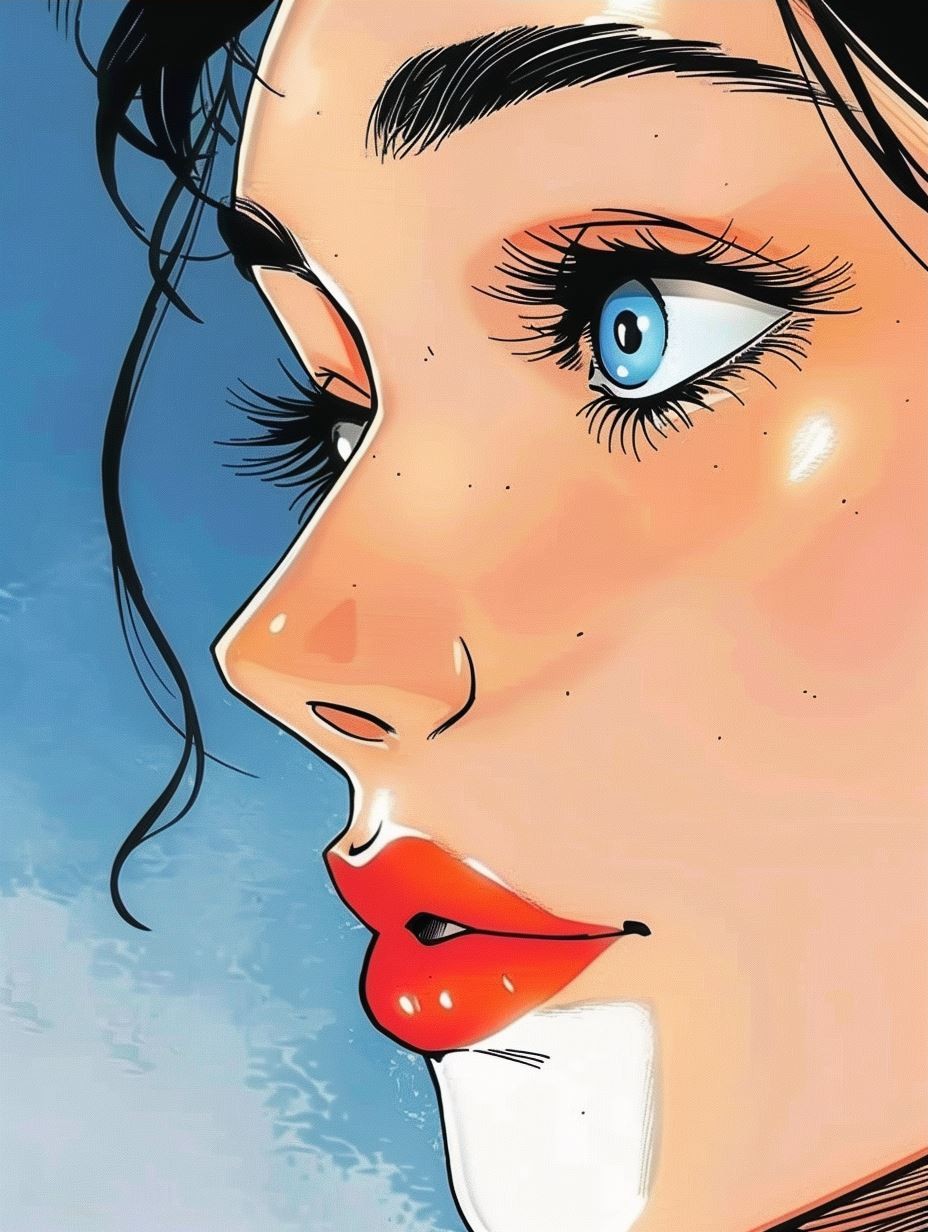 Vibrant Comic Muse - Image 3