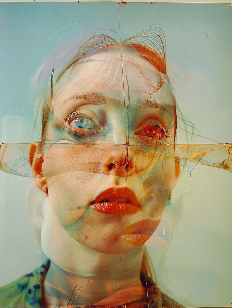 Distorted Gaze Through Glass - Image 4