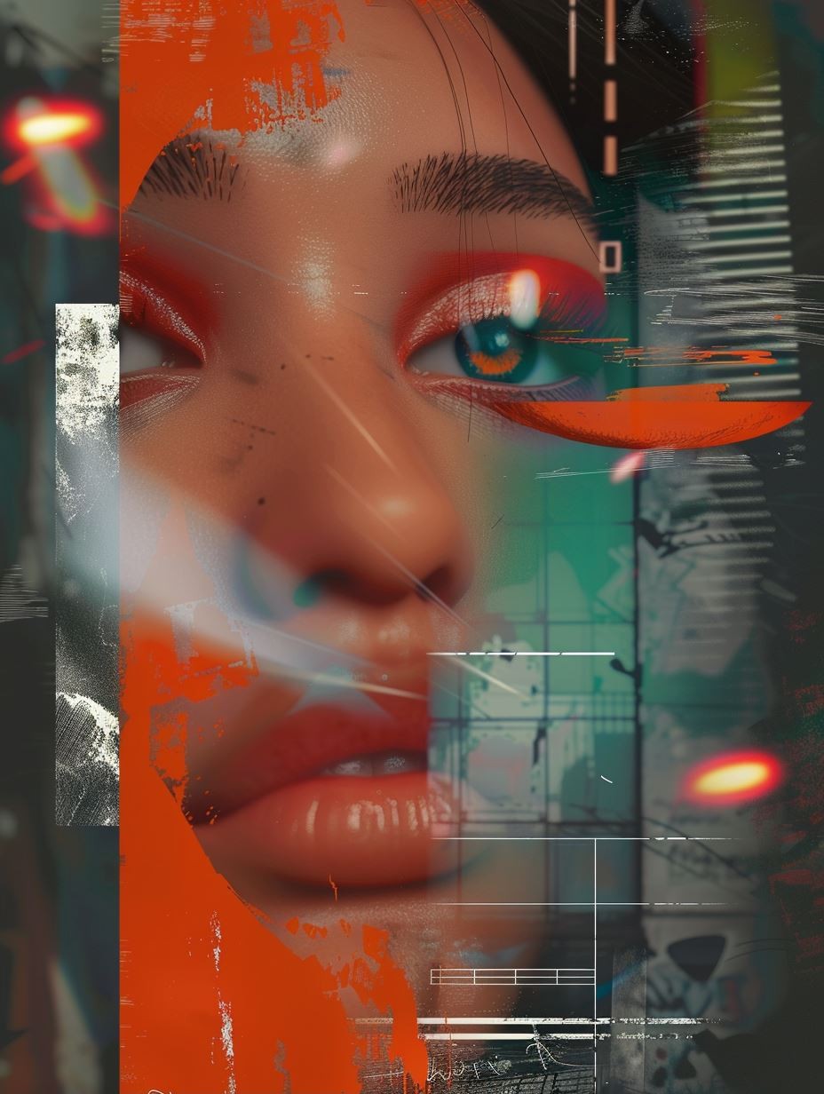 Cybernetic Winter Melancholy Portrait - Image 2