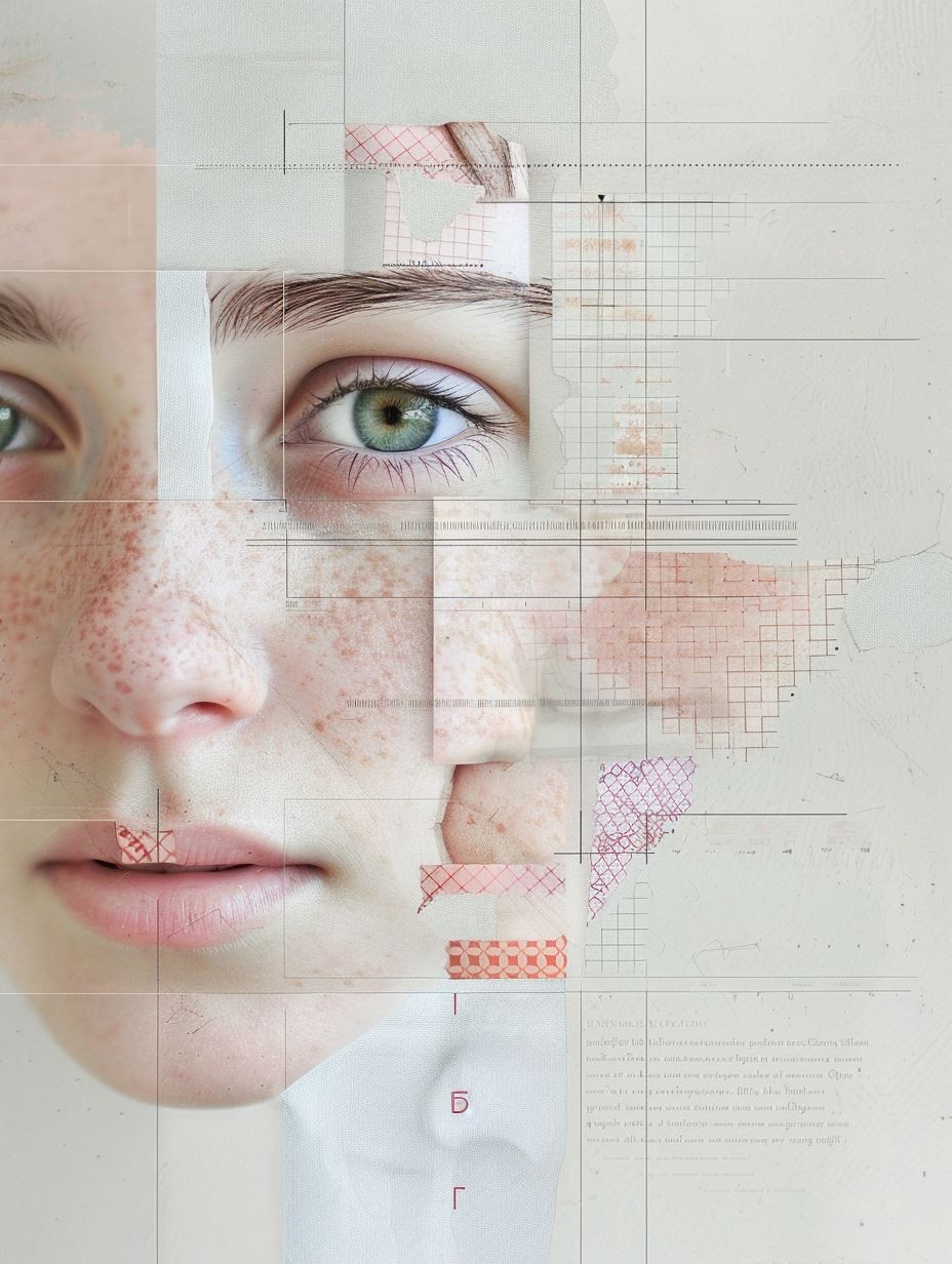 Fragmented Ethereal Portrait Study - Image 2