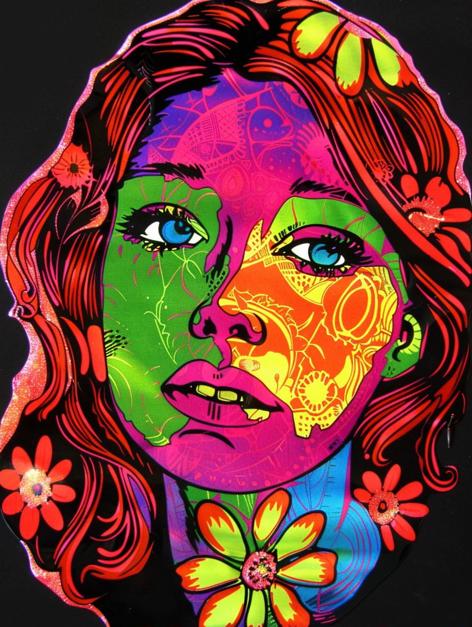 Vibrant Psychedelic Pop Art Portraits - Image 2