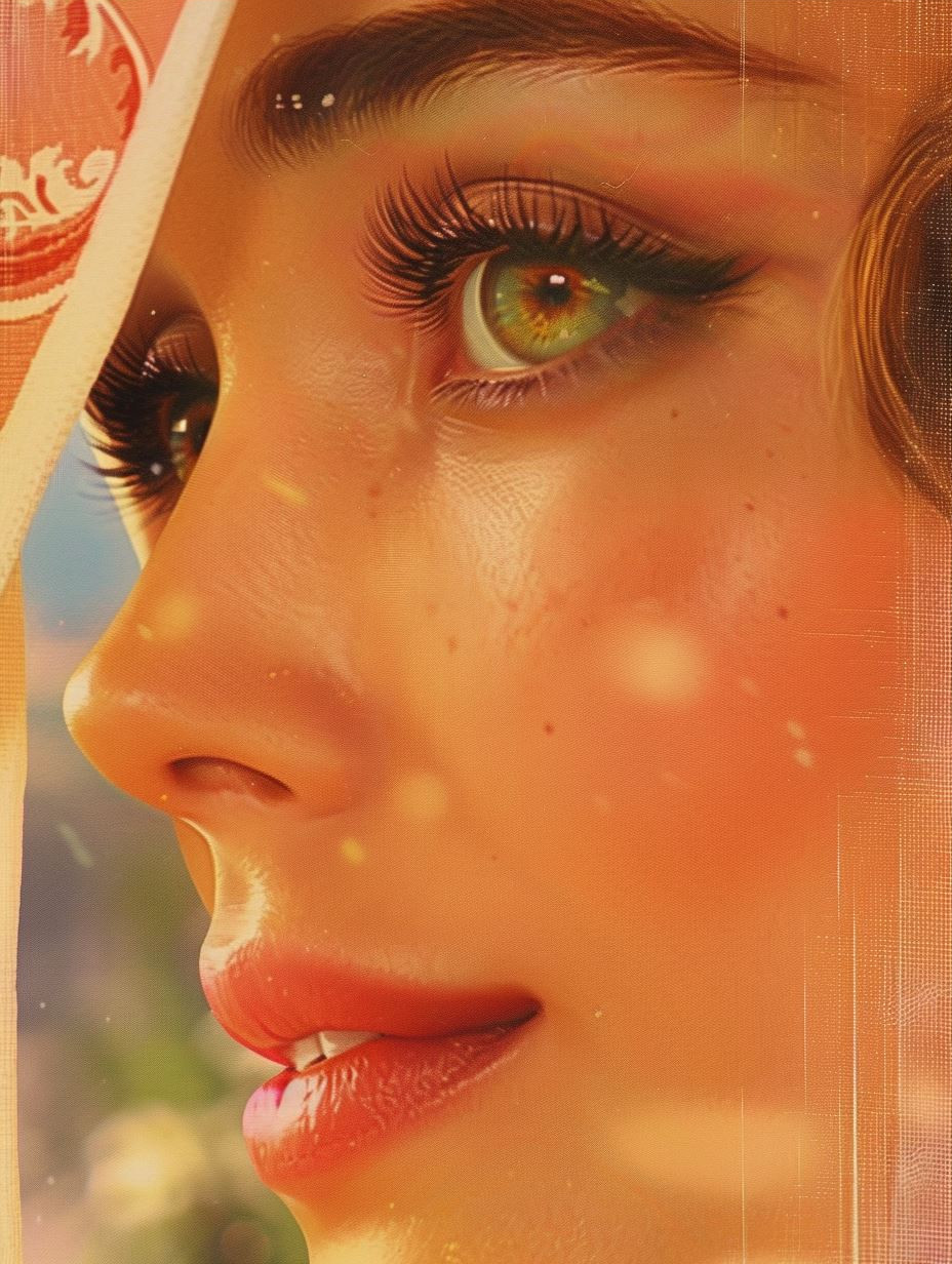 Vintage Glamour Portrait Collage - Image 3