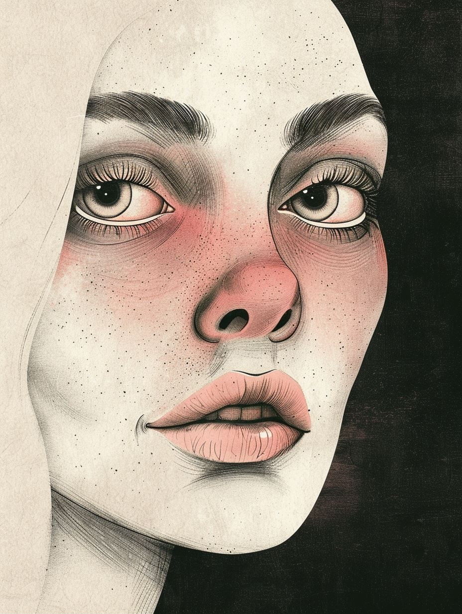 Ethereal Gazes: A Portrait Study - Image 2