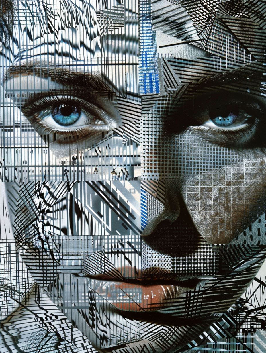 Fragmented Digital Mosaic Portraits - Image 4