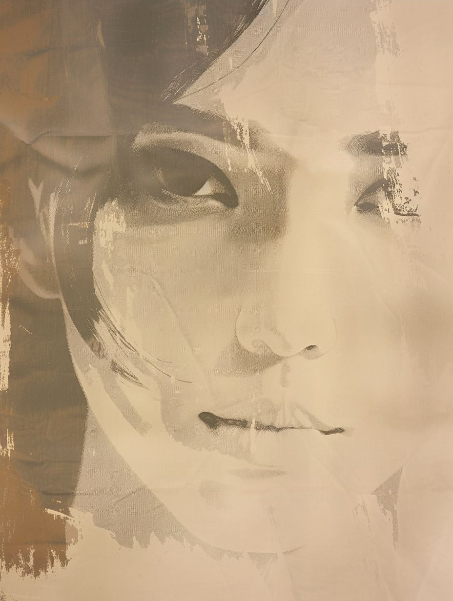 Ethereal Gaze: A Study in Sepia - Image 4
