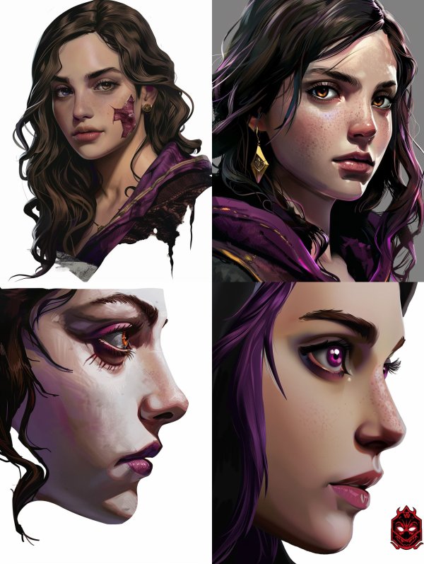 Mystic Sorceress Character Concept Art