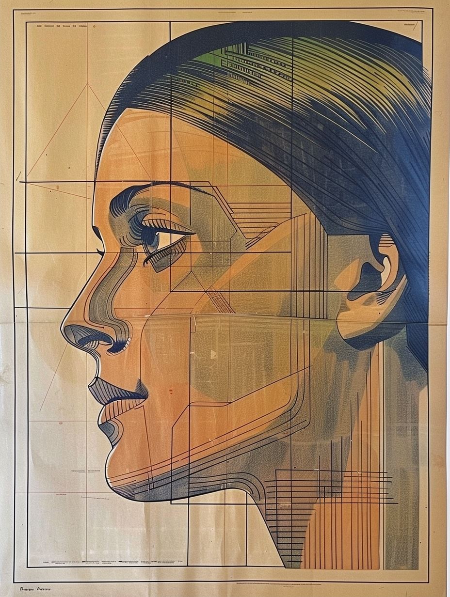 Geometric Portraits of Futuristic Women - Image 2