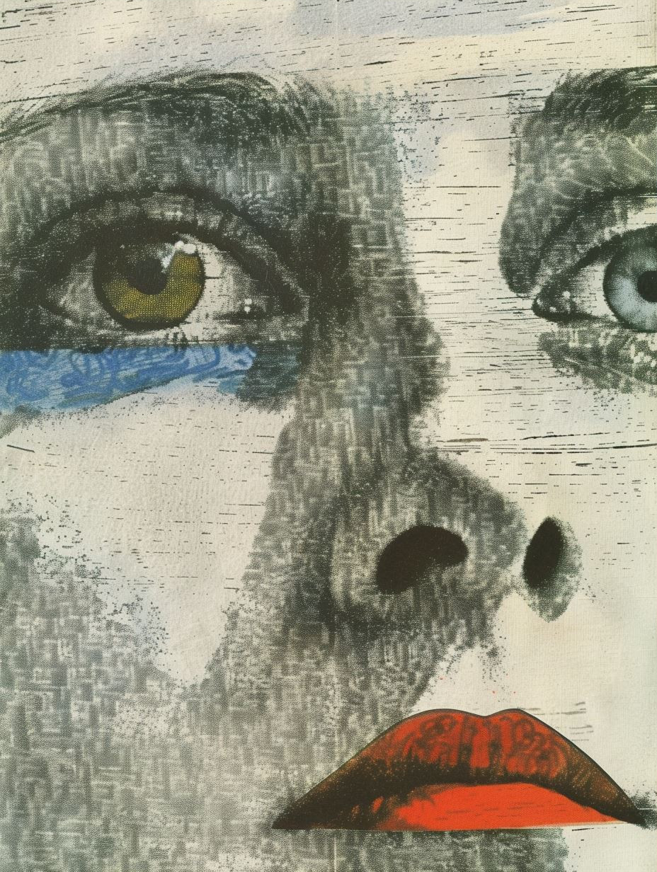 Fragmented Gazes in Collage - Image 3