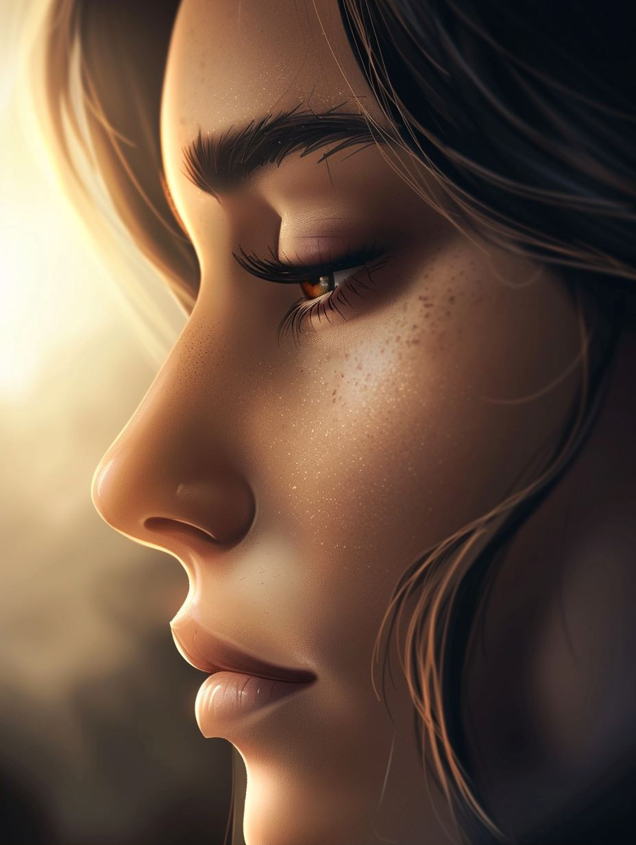 Ethereal Gazes: A Study of Digital Beauty - Image 2