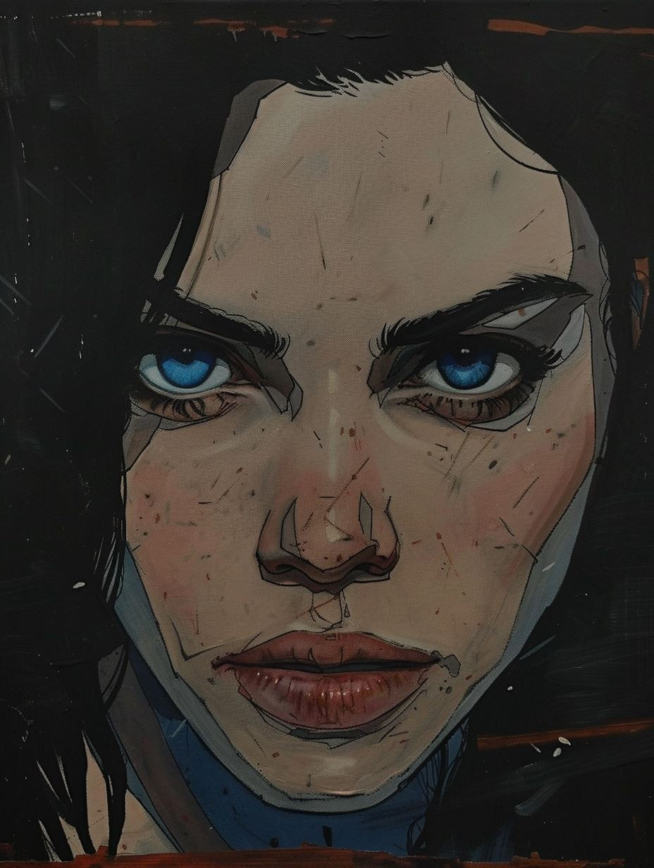 Moody Digital Portrait Study Series - Image 4