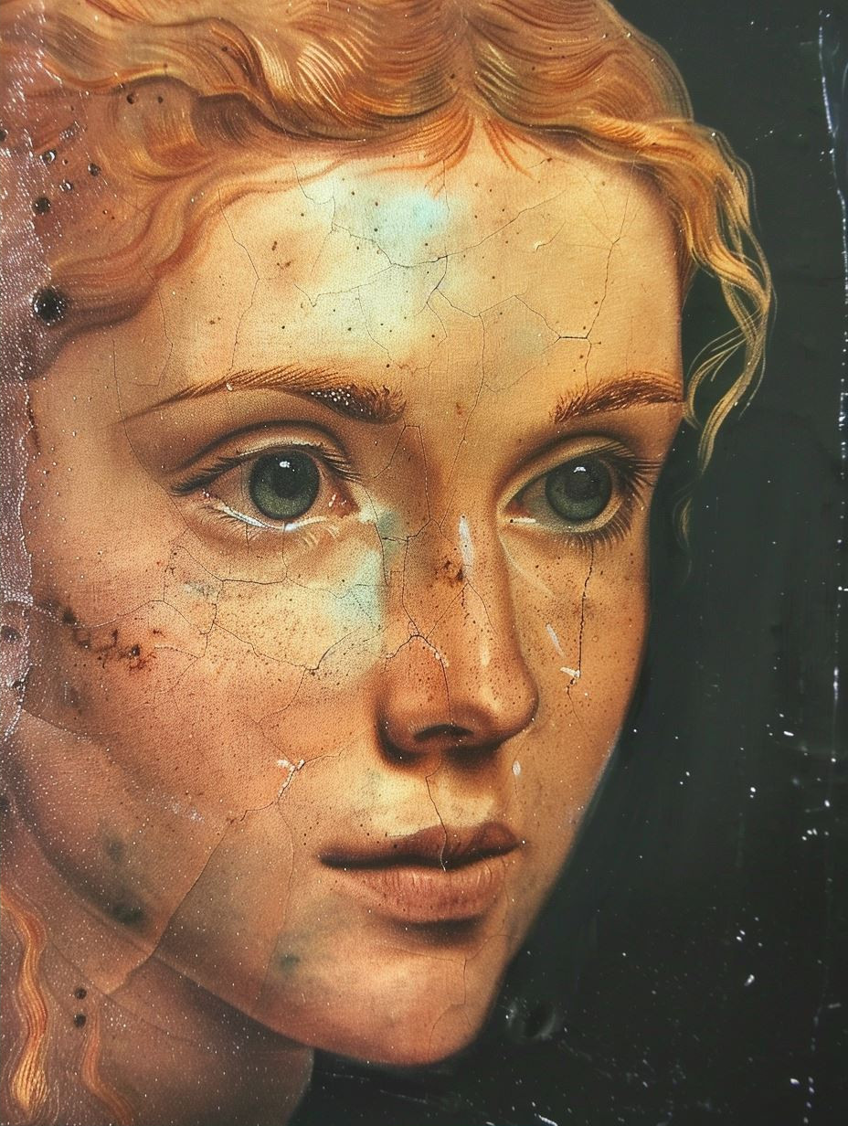 Renaissance Soul in Textured Oil - Image 2