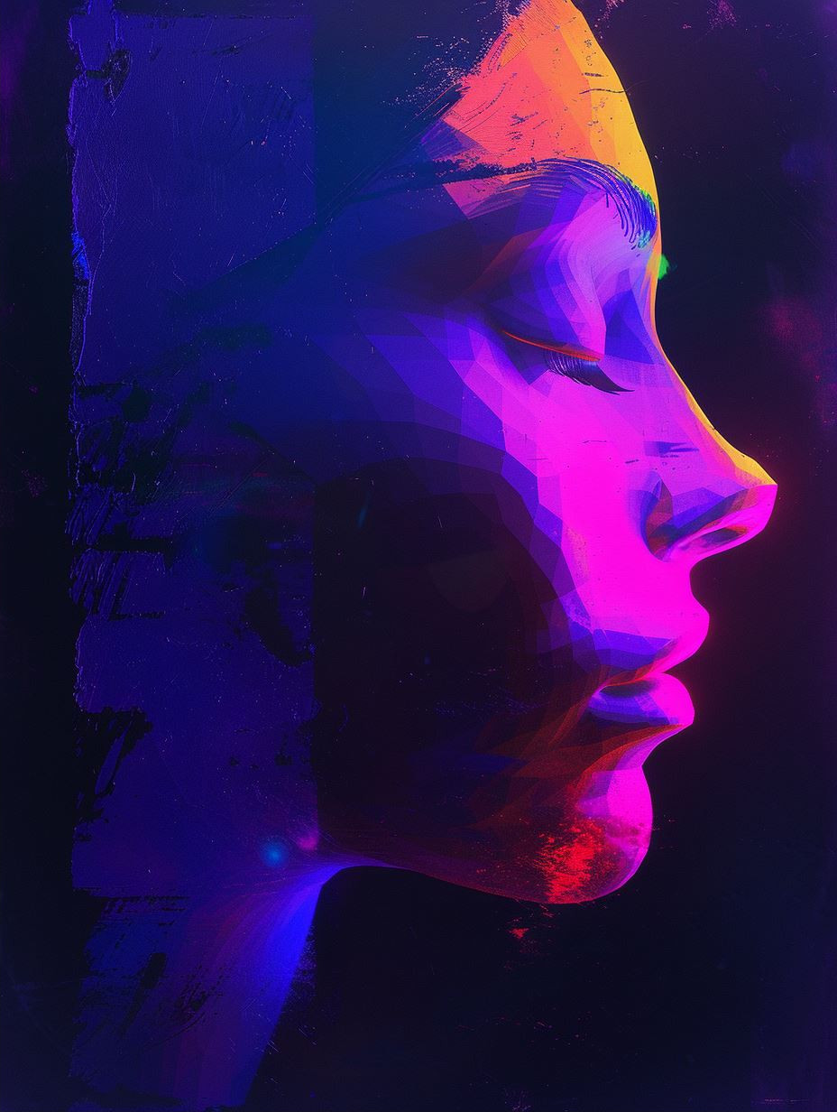 Neon Void Silhouette - Image 2