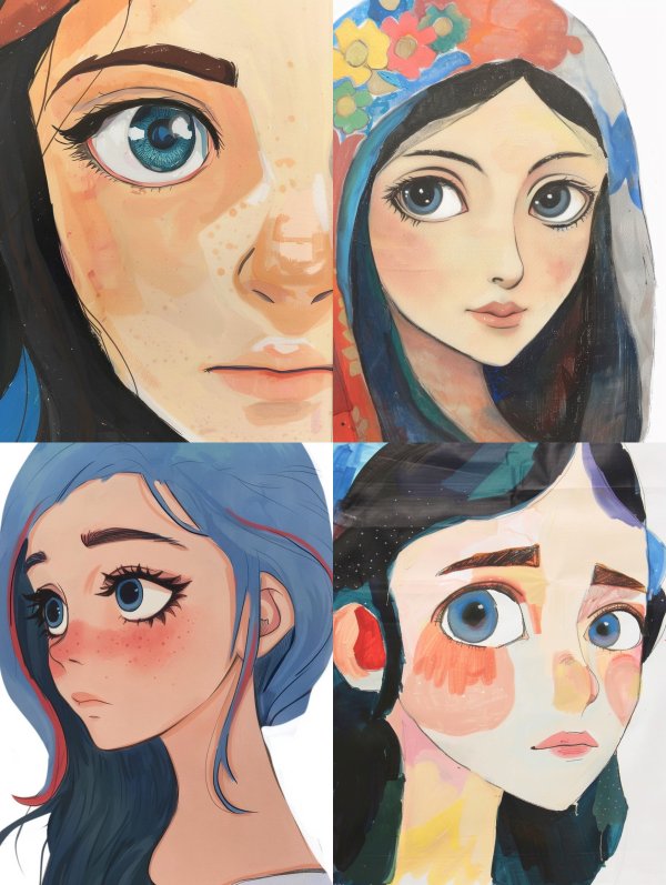 Four Visions of Ethereal Beauty