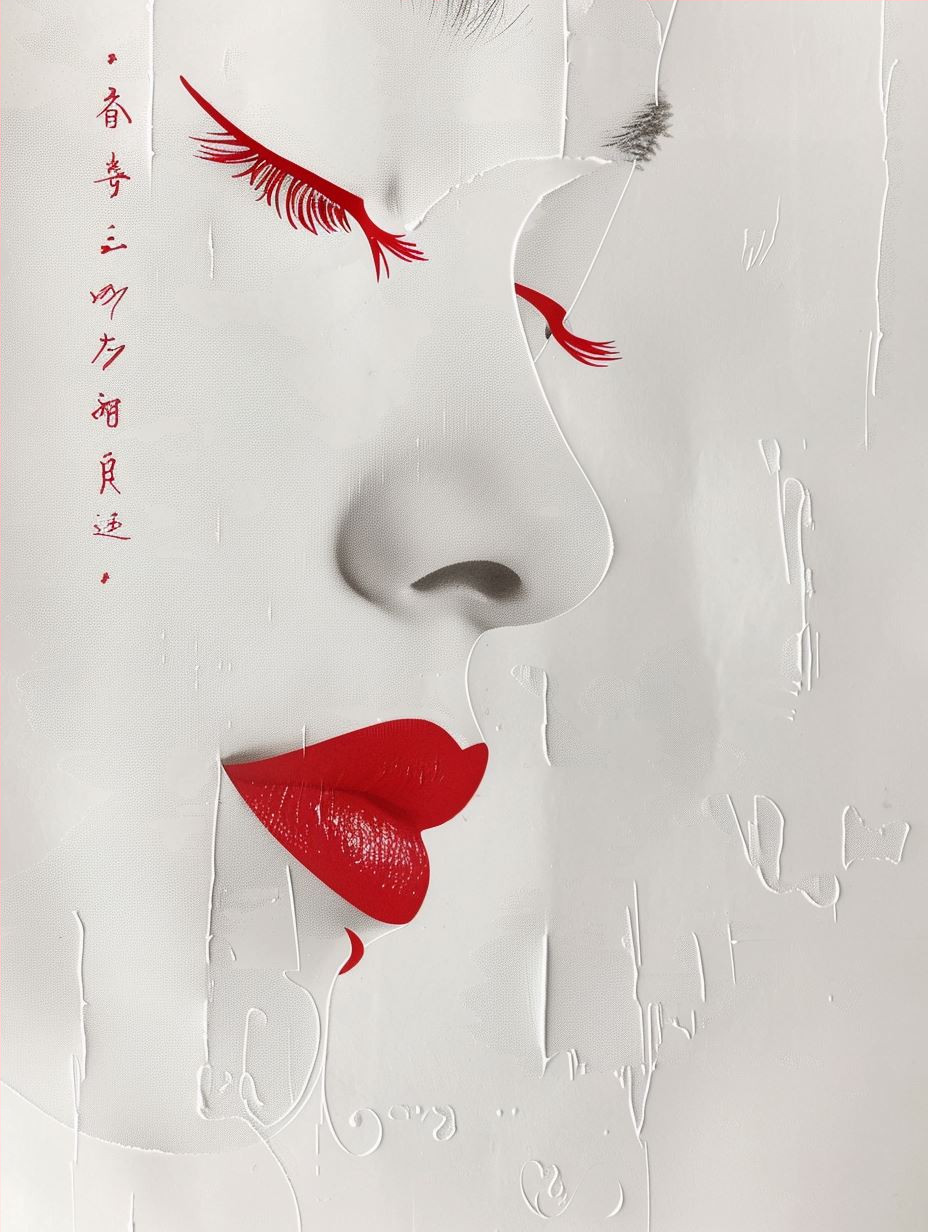 Crimson Layers of Sculpted Silence - Image 4