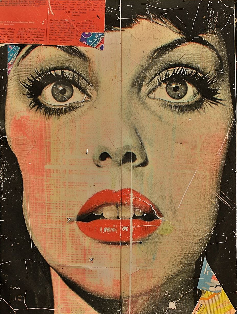 Vintage Collage Glamour - Image 3