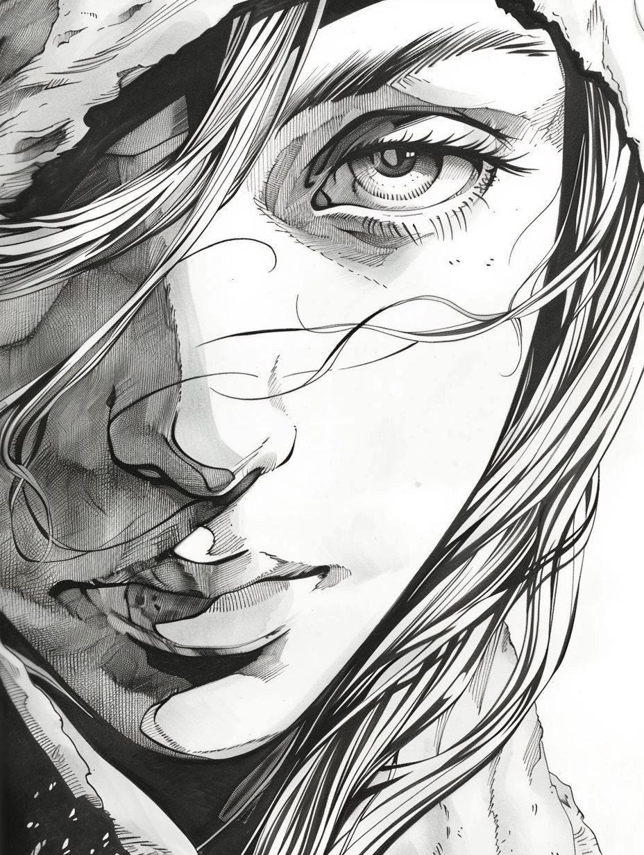 Expressions of Strength: Ink Portraits - Image 4