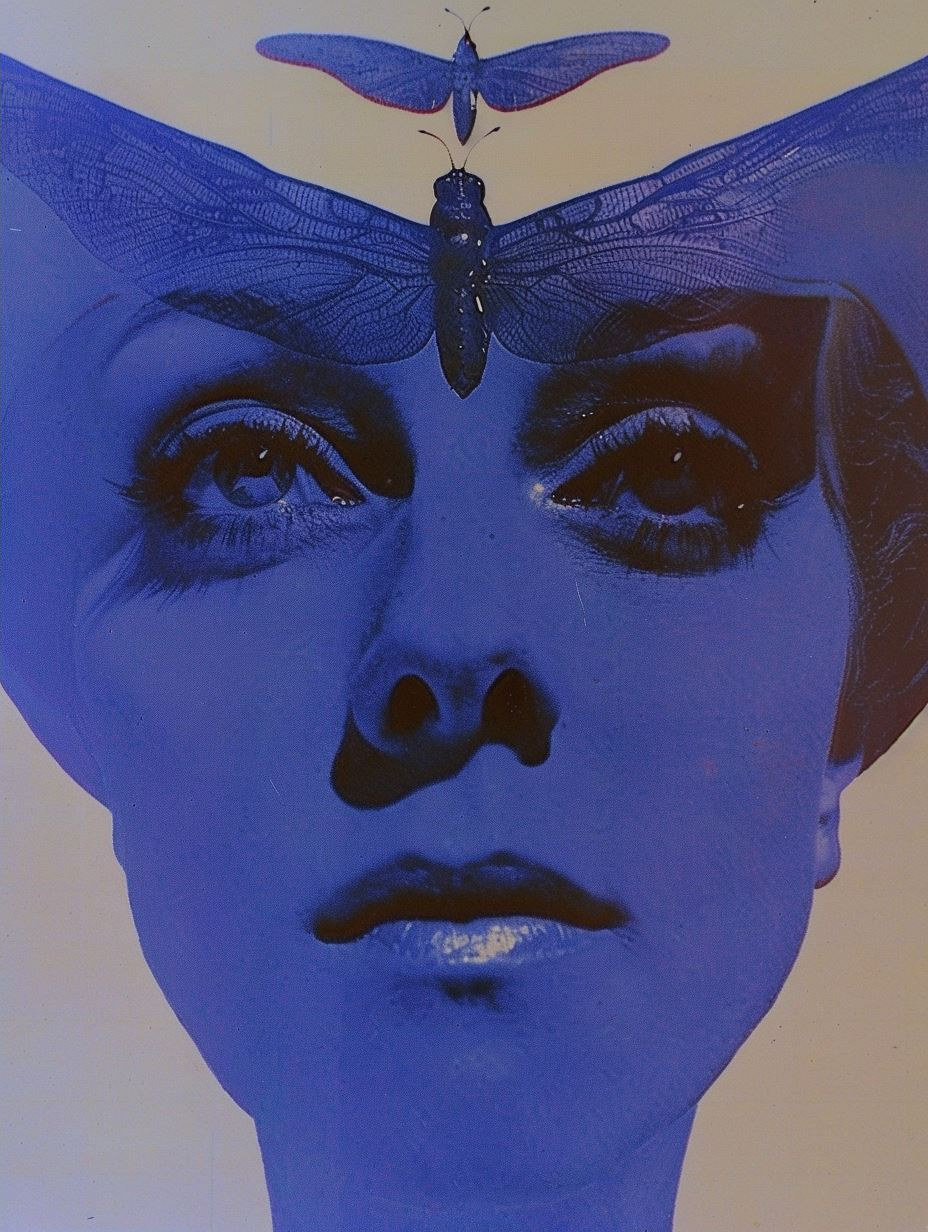 Celestial Gaze in Deep Blue - Image 2