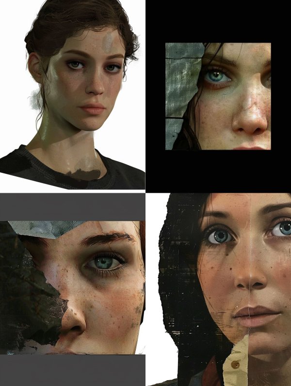 Hyper-Realistic Digital Portrait Study of a Young Woman